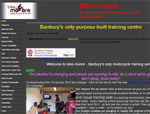 Tablet Screenshot of bike-moore.co.uk